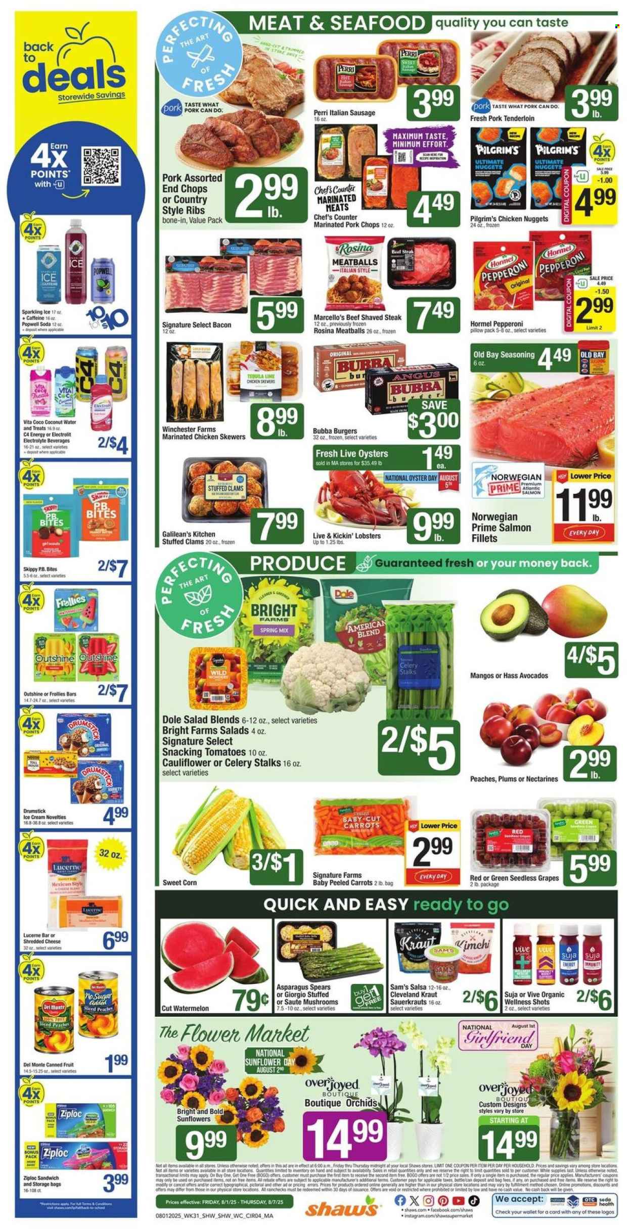 Shaw’s ad - 08/01/2025 - 08/07/2025. Page 6
