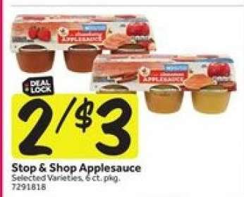 Stop & Shop Applesauce