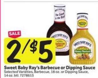 Sweet Baby Ray's Barbecue or Dipping Sauce