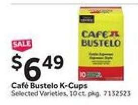 CAFÉ BUSTELO K-CUPS