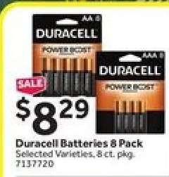 Duracell Batteries 8 Pack