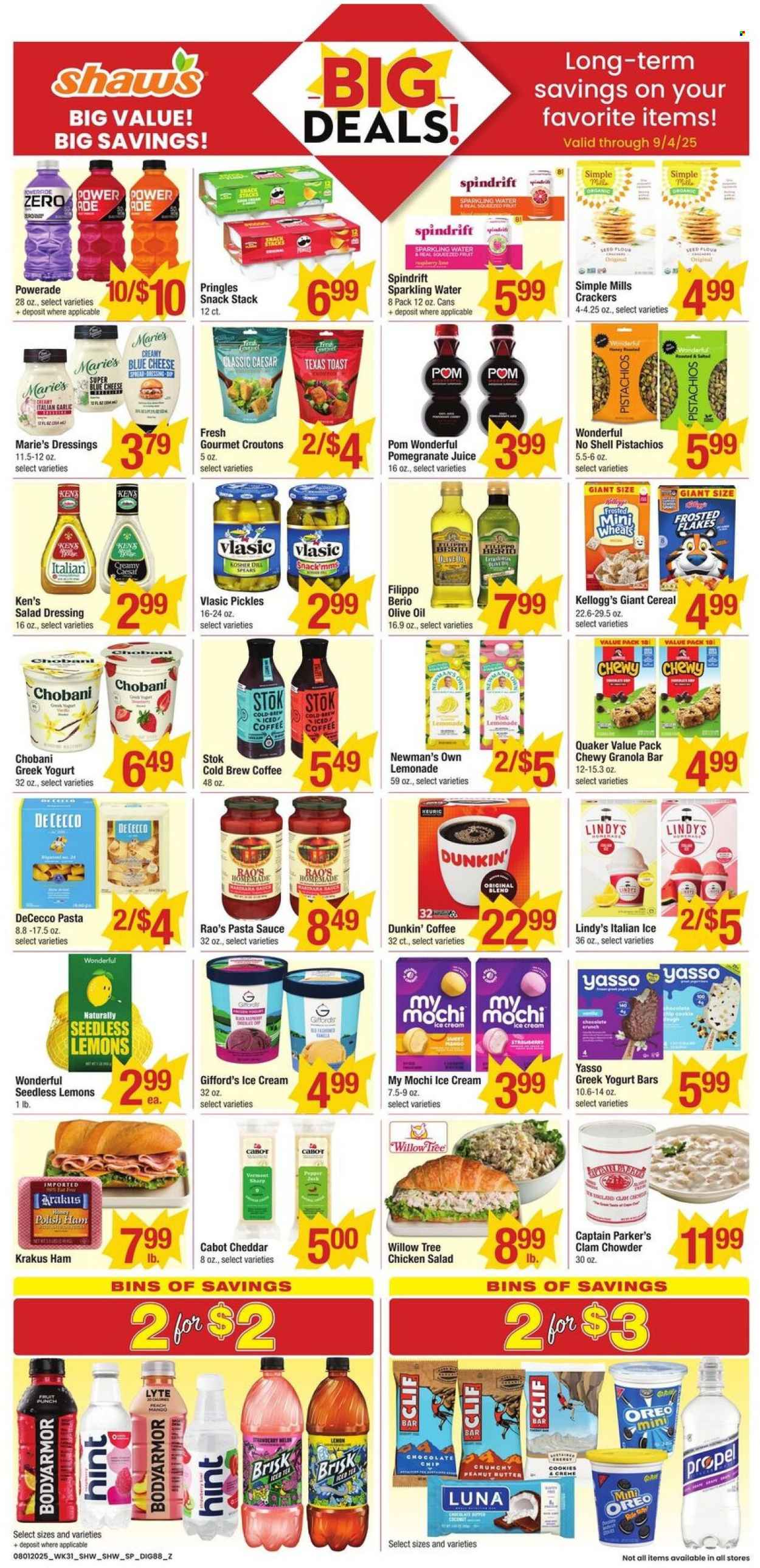 Shaw’s ad - 08/01/2025 - 08/07/2025. Page 1