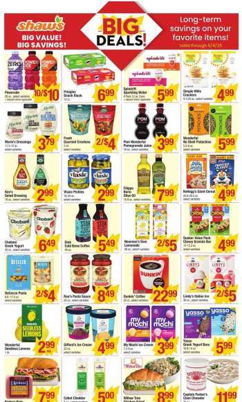 Shaw’s Flyer - 08/01/2025 - 08/07/2025.