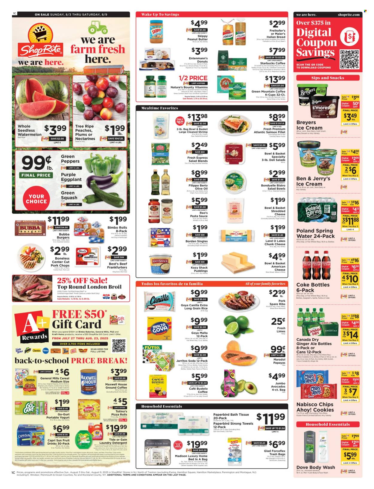ShopRite ad - 08/03/2025 - 08/09/2025. Page 2