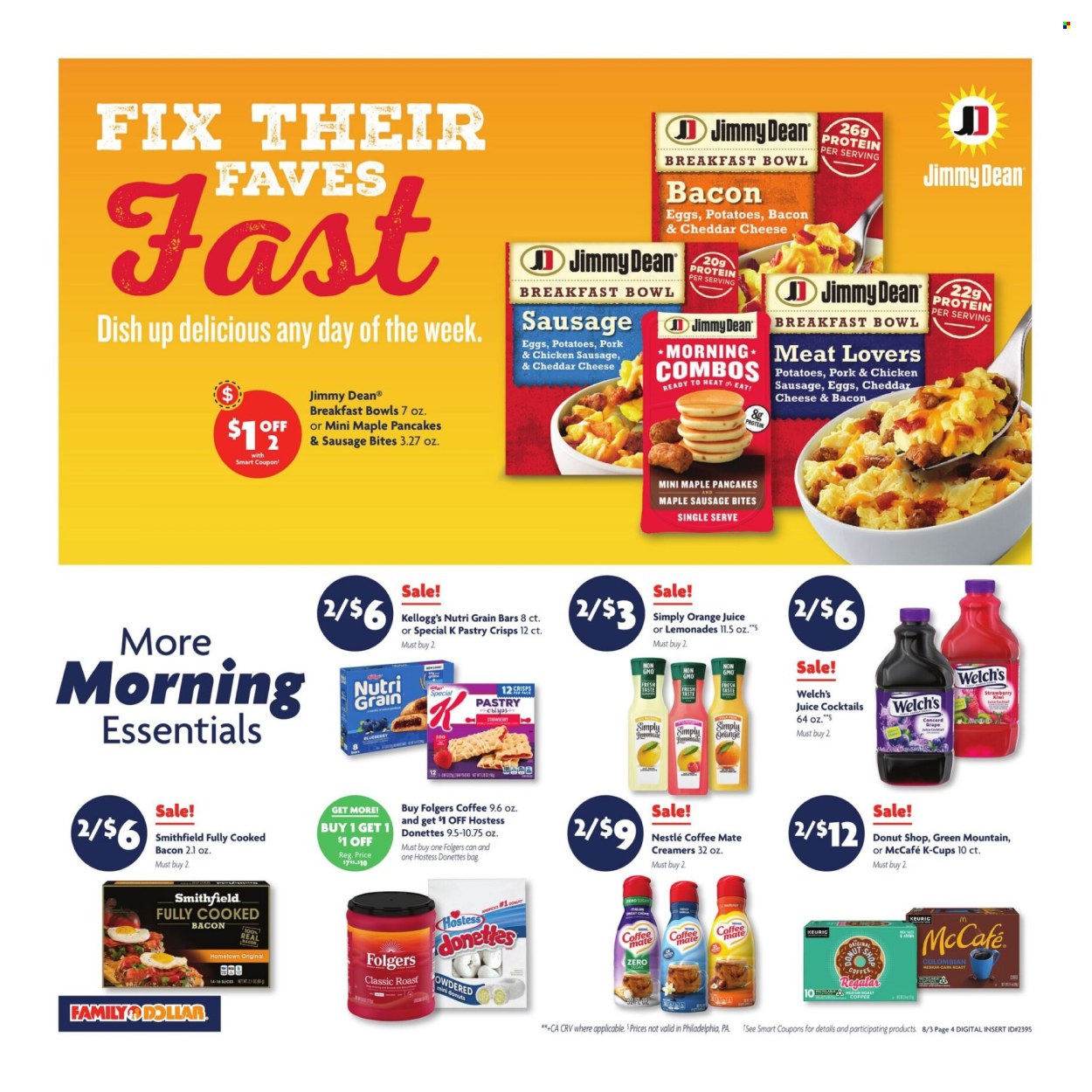 Family Dollar ad - 08/03/2025 - 08/09/2025. Page 2