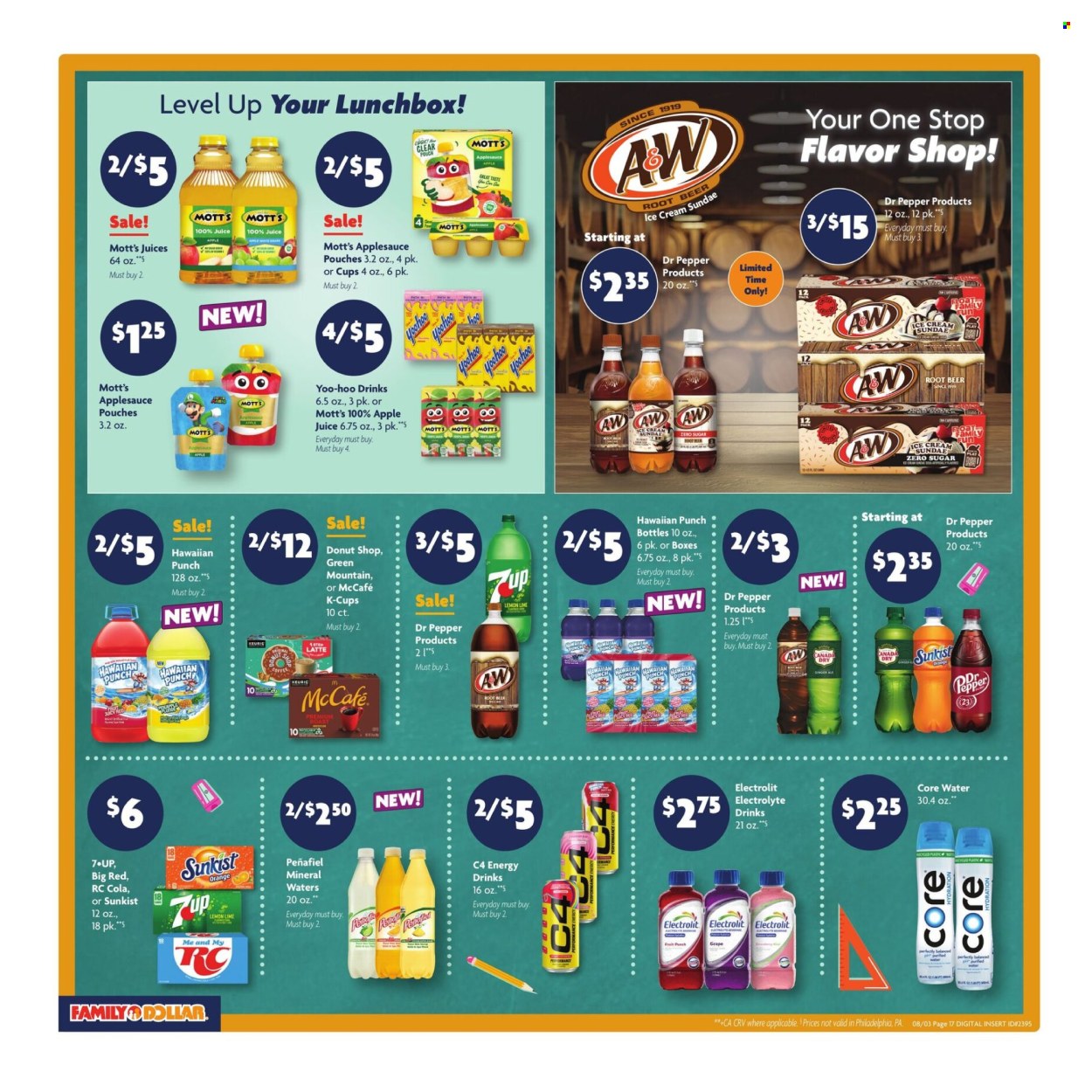 Family Dollar ad - 08/03/2025 - 08/09/2025. Page 3