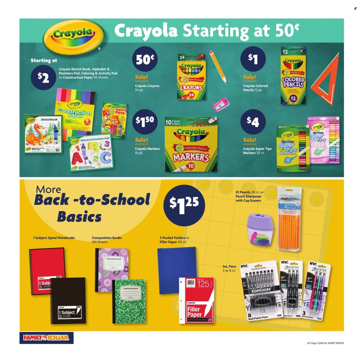 Family Dollar ad - 08/03/2025 - 08/09/2025. Page 6