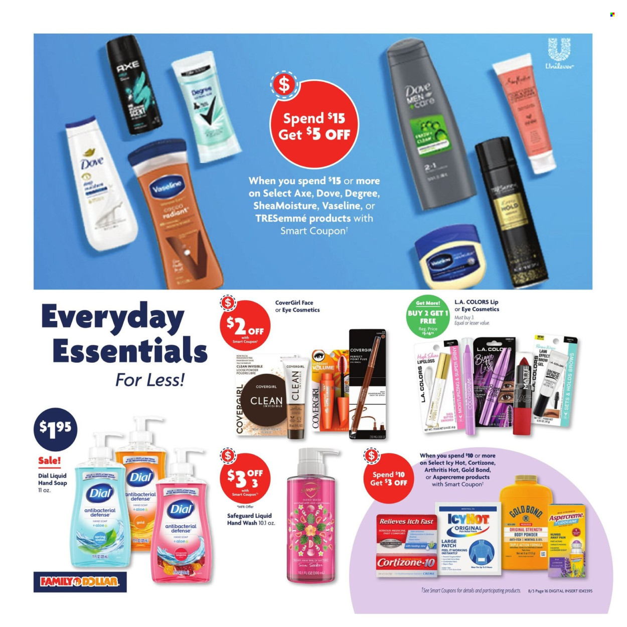 Family Dollar ad - 08/03/2025 - 08/09/2025. Page 10