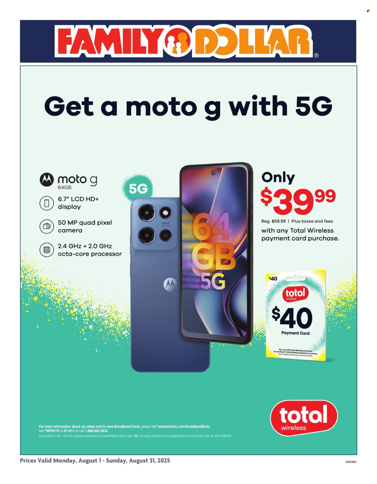 Family Dollar ad - 08/01/2025 - 08/31/2025. Page 2