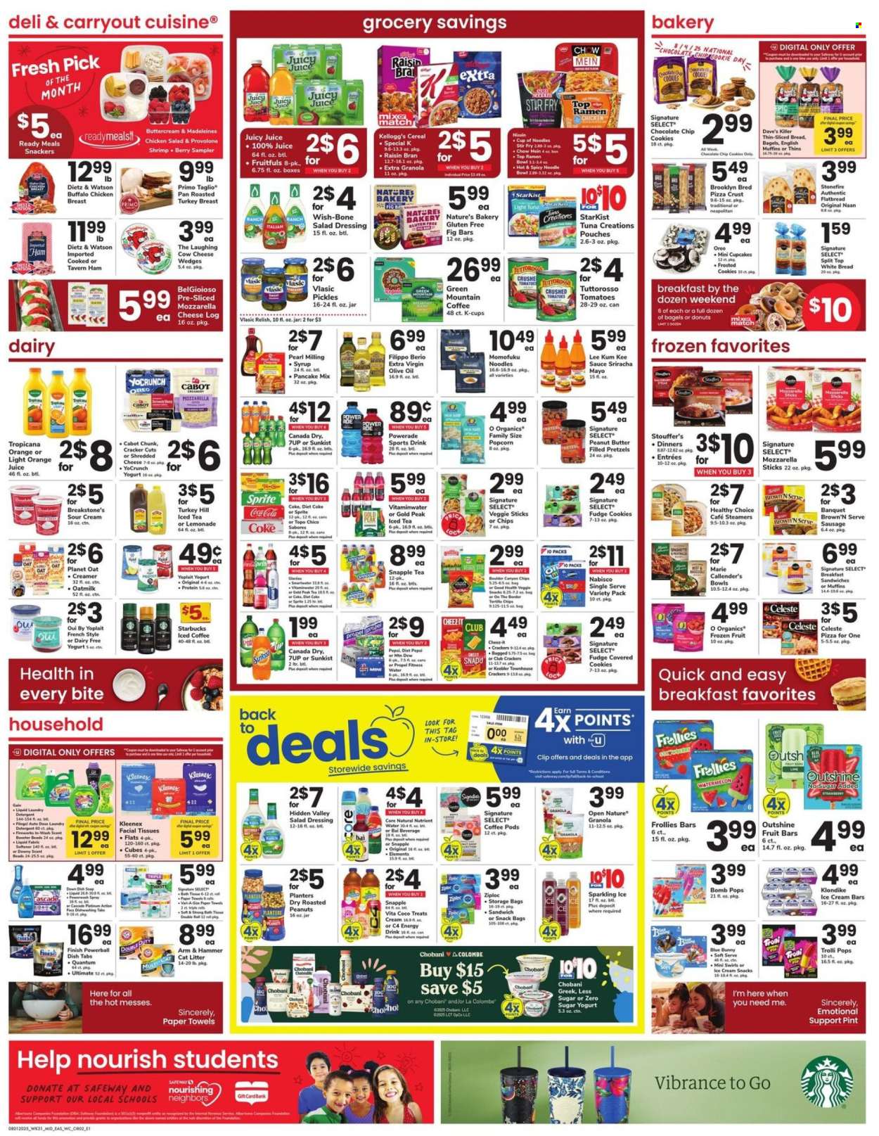 Safeway ad - 08/01/2025 - 08/07/2025. Page 3