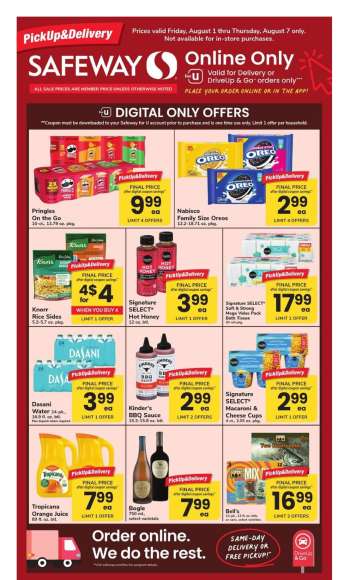 Safeway Flyer - 08/01/2025 - 08/07/2025.