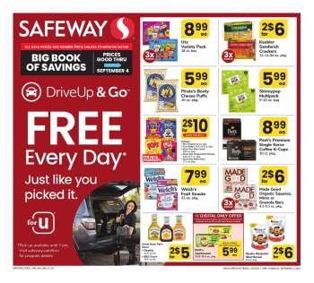 Safeway Flyer - 08/01/2025 - 09/04/2025.