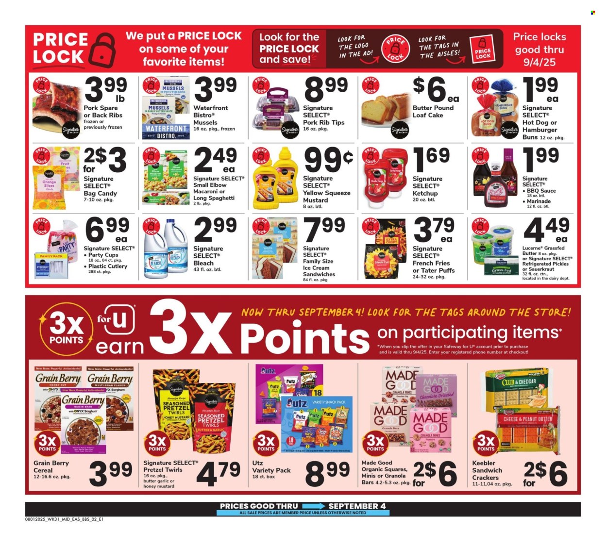 Safeway ad - 08/01/2025 - 09/04/2025. Page 2