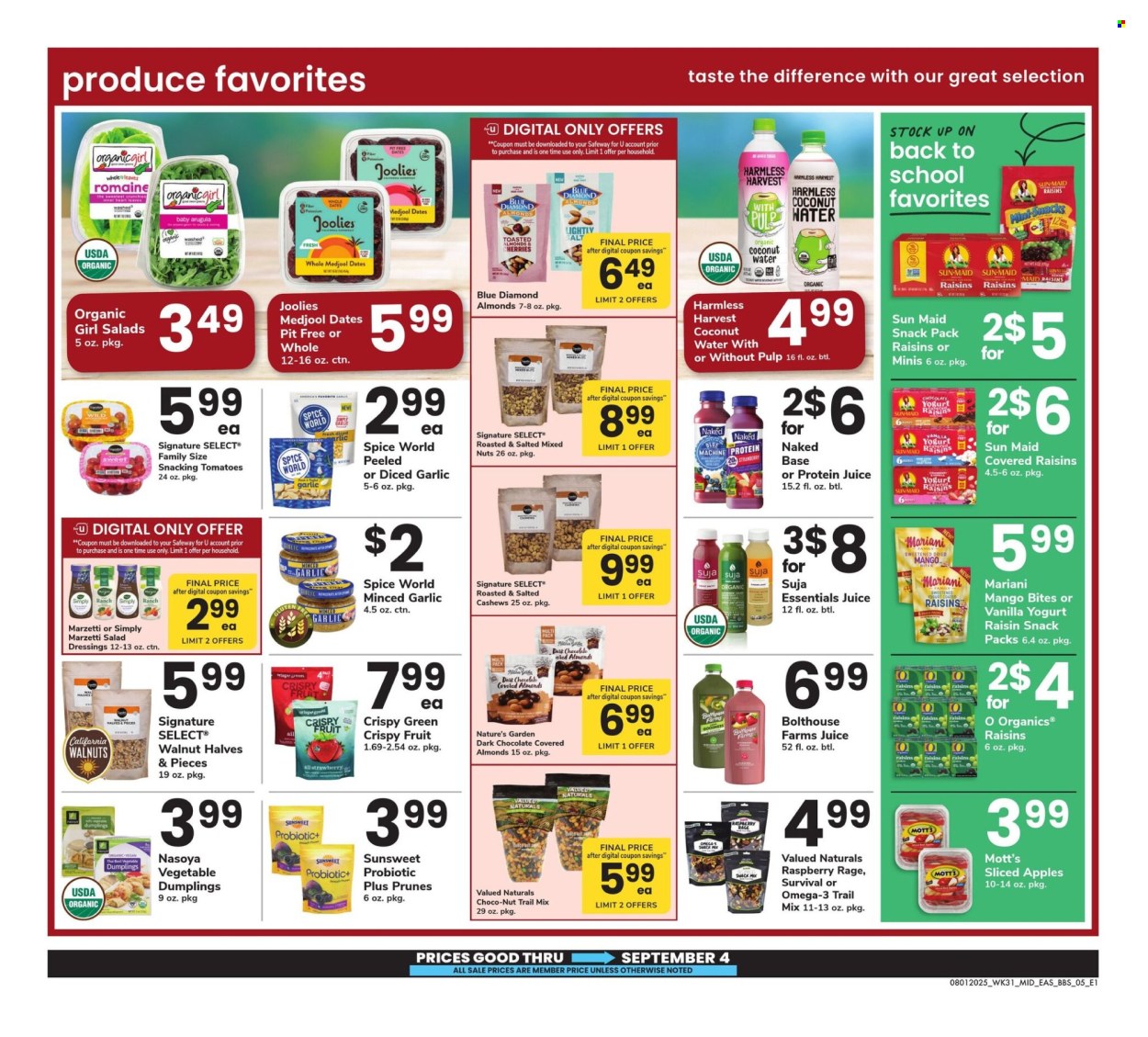 Safeway ad - 08/01/2025 - 09/04/2025. Page 5