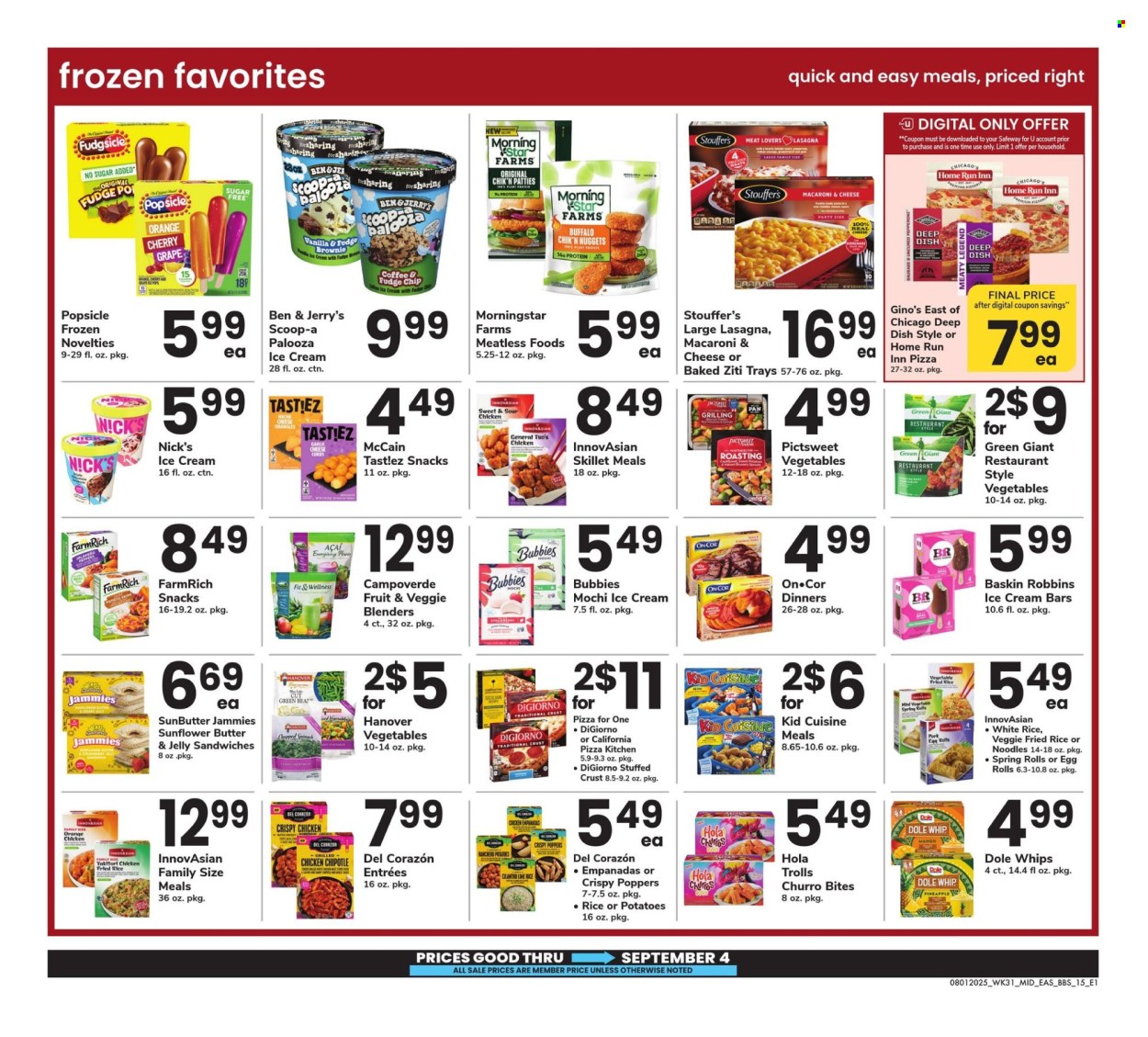 Safeway ad - 08/01/2025 - 09/04/2025. Page 15