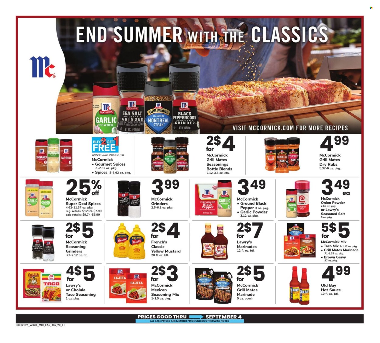 Safeway ad - 08/01/2025 - 09/04/2025. Page 20