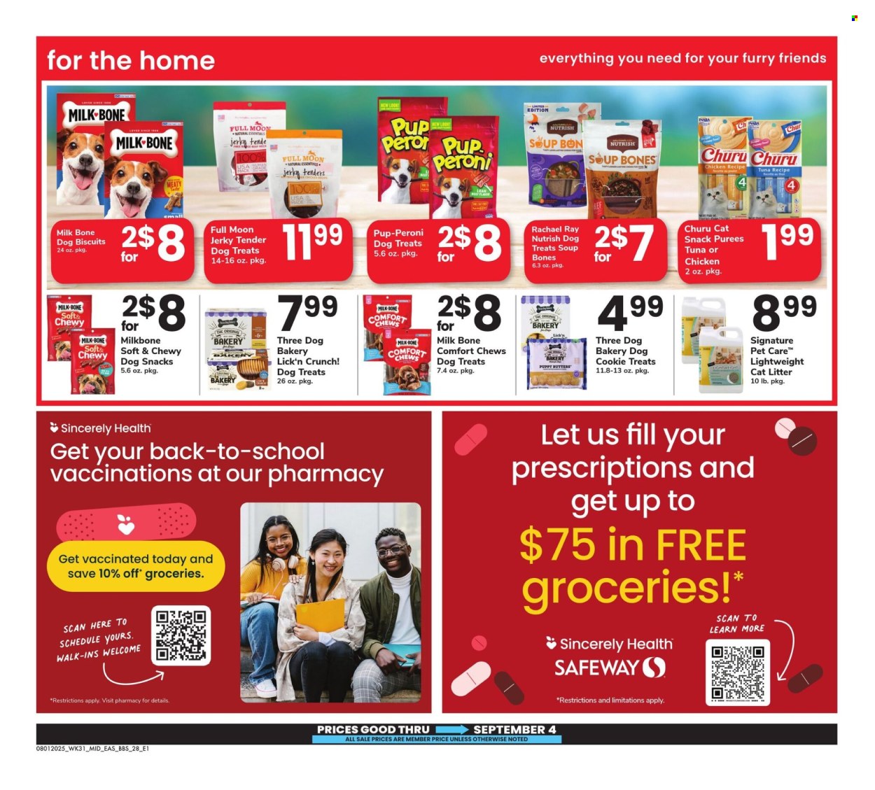 Safeway ad - 08/01/2025 - 09/04/2025. Page 28