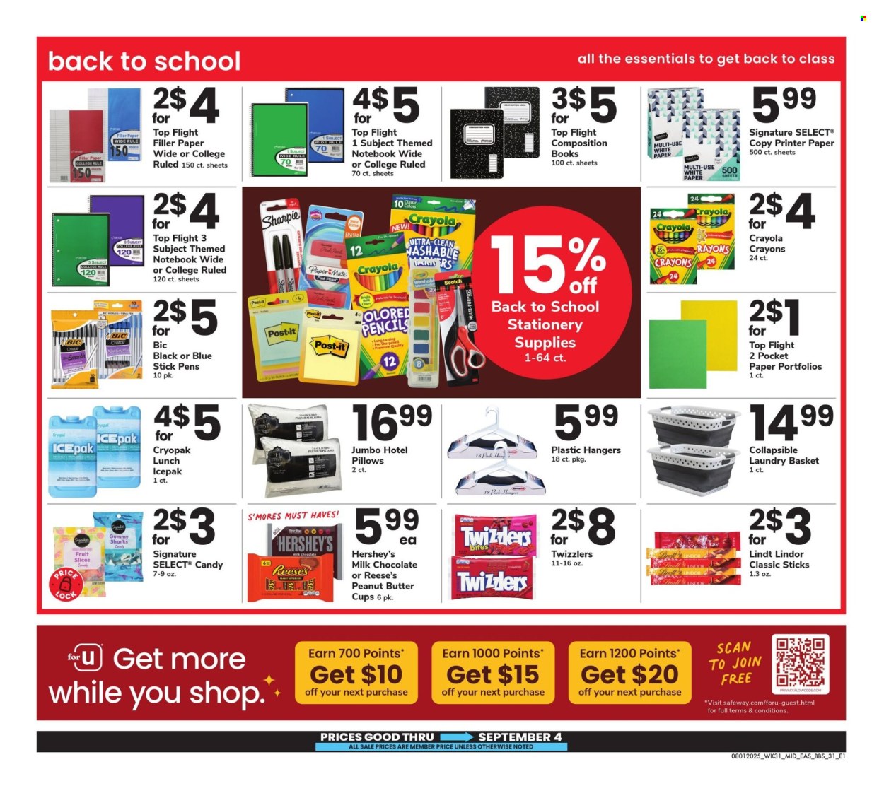 Safeway ad - 08/01/2025 - 09/04/2025. Page 31