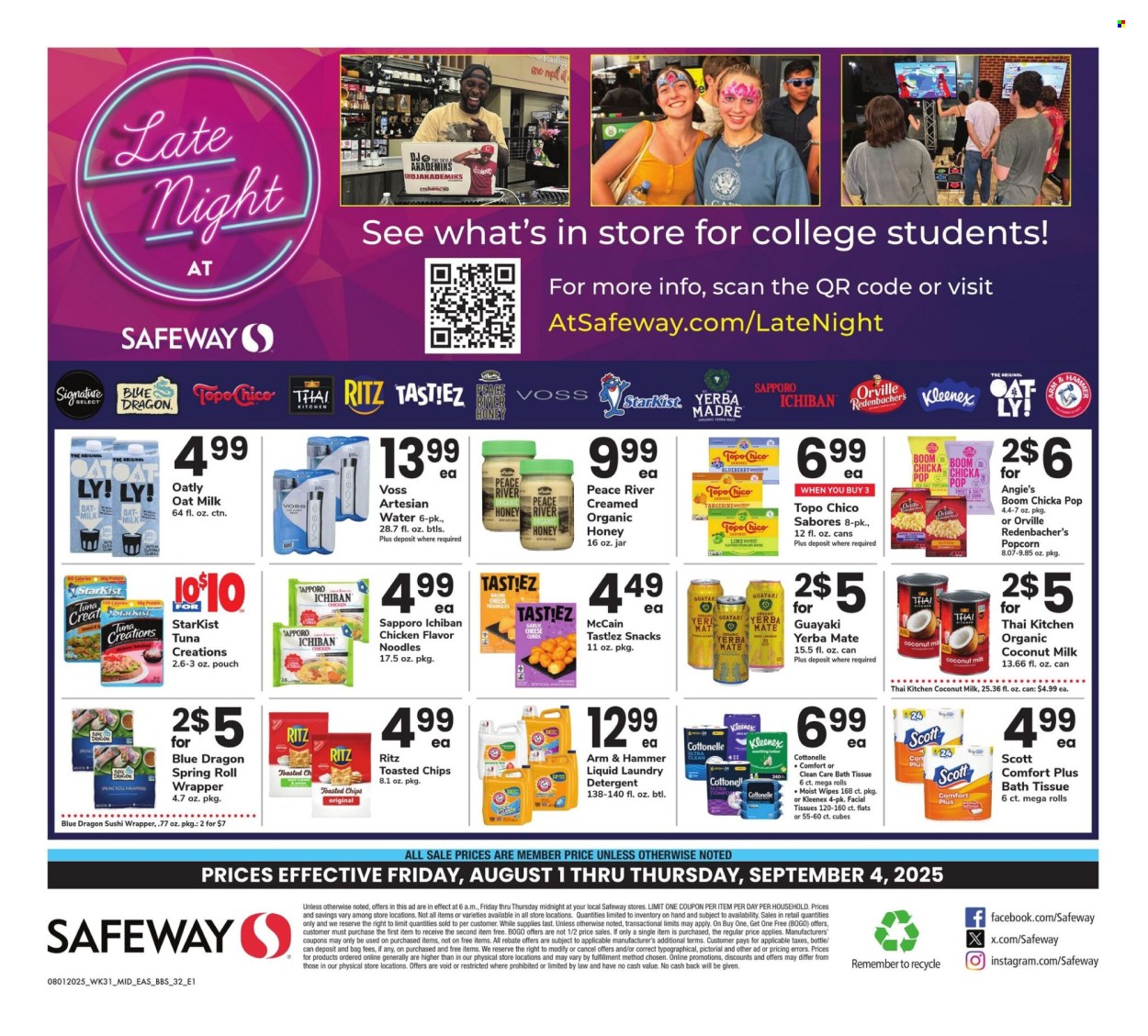 Safeway ad - 08/01/2025 - 09/04/2025. Page 32