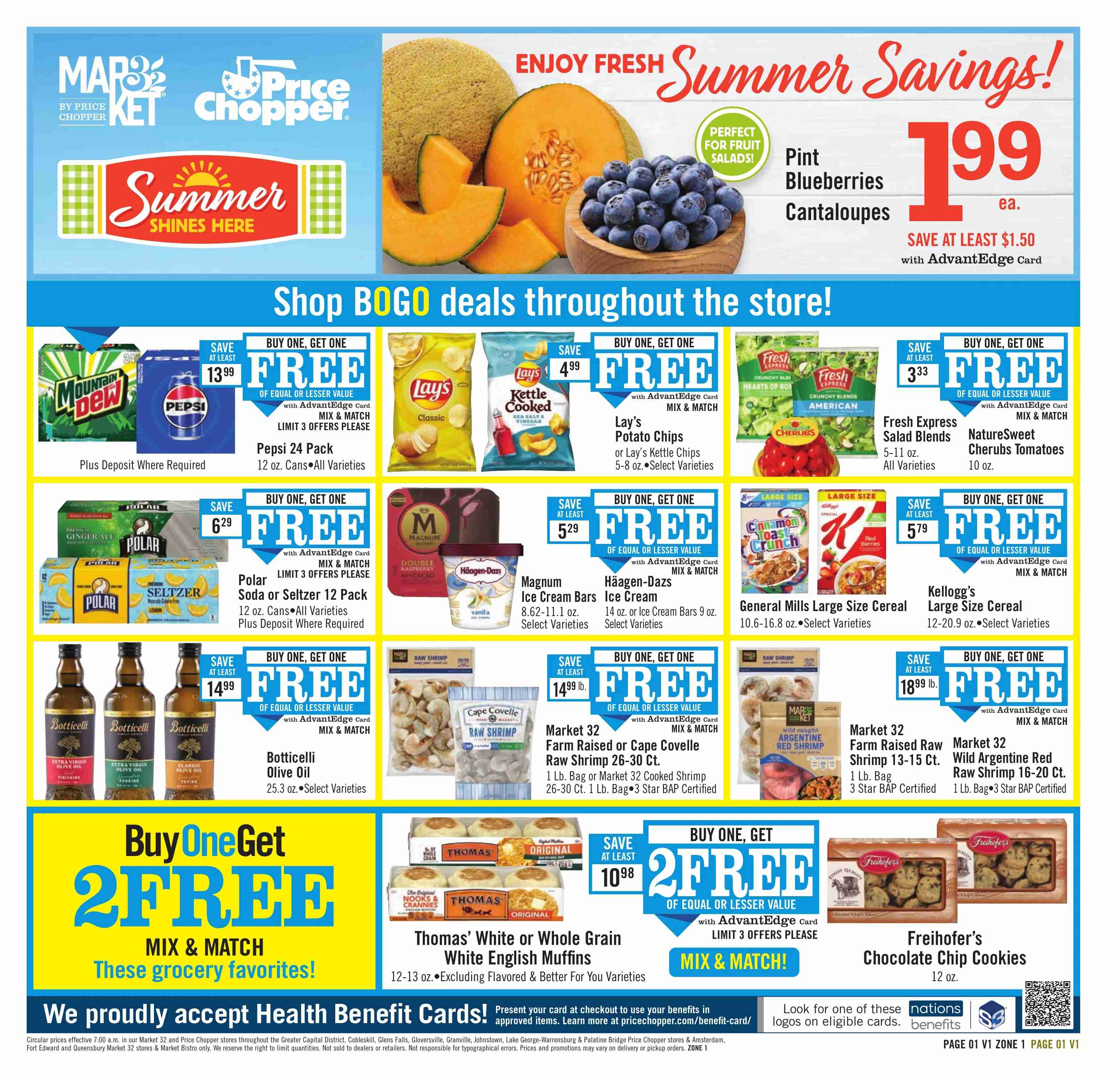 Price Chopper ad - 08/03/2025 - 08/09/2025. Page 1