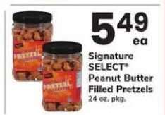 Signature SELECT Peanut Butter Filled Pretzels