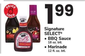 Signature SELECT BBQ Sauce/Marinade