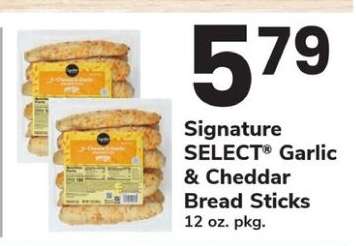 Signature SELECT® Garlic & Cheddar Bread Sticks