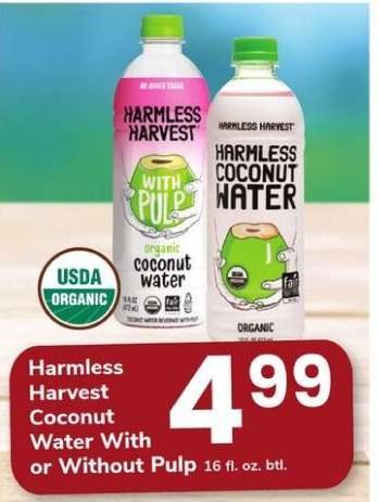 Harmless Harvest Coconut Water