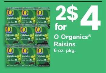 O Organics Raisins