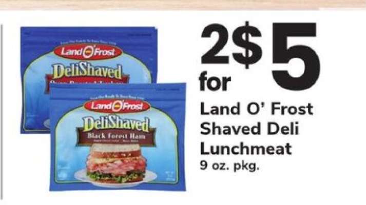 Land O’ Frost Shaved Deli Lunchmeat
