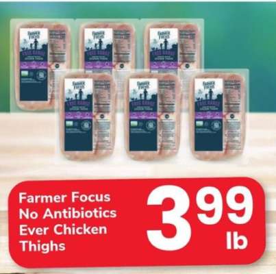 Farmer Focus No Antibiotics Ever Chicken Thighs