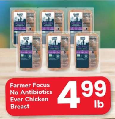 Farmer Focus No Antibiotics Ever Chicken Breast