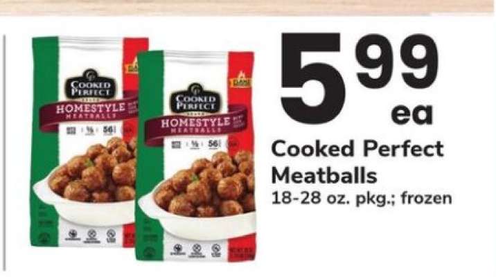 Cooked Perfect Meatballs