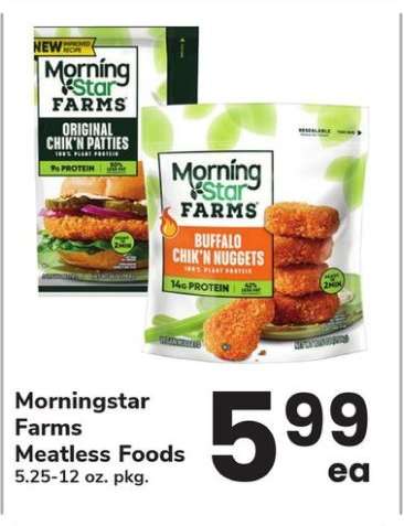 Morningstar Farms Meatless Foods