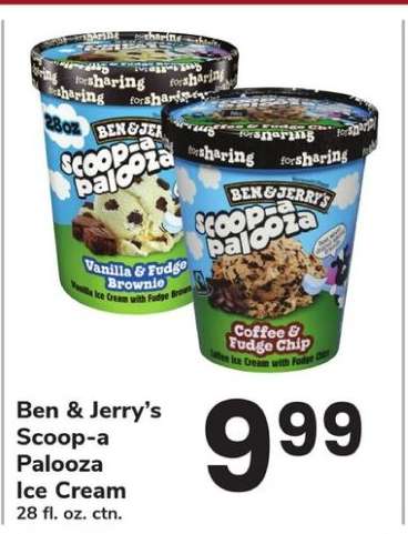 Ben & Jerry's Scoop-A-Palooza Ice Cream