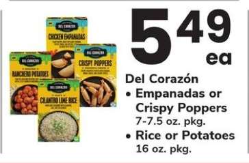 Del Corazón Empanadas or Crispy Poppers
