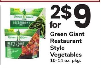 Green Giant Restaurant Style Vegetables