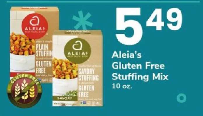 Aleia’s Gluten Free Stuffing Mix