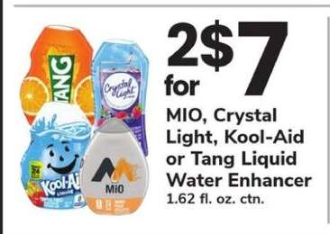 MiO, Crystal Light, Kool-Aid or Tang Liquid Water Enhancer