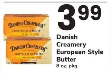 Danish Creamery European Style Butter
