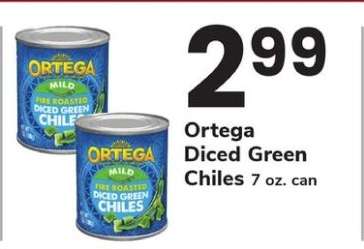 Ortega Diced Green Chiles