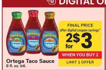 Ortega Taco Sauce*