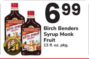 Birch Benders Syrup Monk Fruit