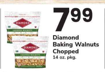 Diamond Baking Walnuts Chopped