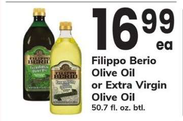 Filippo Berio Olive Oil or Extra Virgin Olive Oil