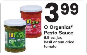O Organics Pesto Sauce