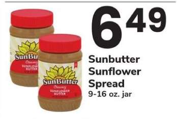 Sunbutter Sunflower Spread