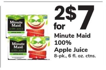 Minute Maid 100% Apple Juice