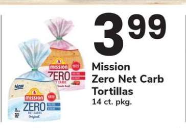 Mission Zero Net Carb Tortillas