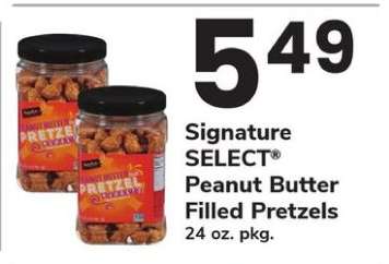 Signature SELECT Peanut Butter Filled Pretzels